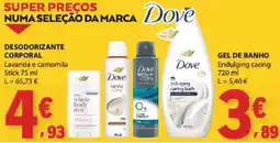 E.Leclerc Dove desodorante corporal promoção