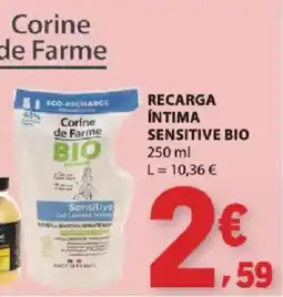 E.Leclerc Recarga íntima sensitive bio promoção