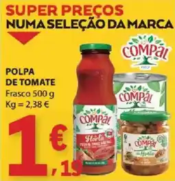 E.Leclerc Polpa de tomate compal promoção