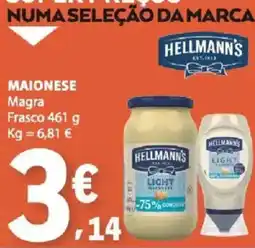 E.Leclerc Maionese Hellmann's Magra promoção