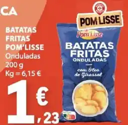 E.Leclerc batatas fritas pom'lisse onduladas promoção