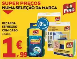 E.Leclerc recarga esfregão com cabo fino promoção