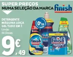 E.Leclerc Detergente máquina loiça gel tudo em 1 finish promoção