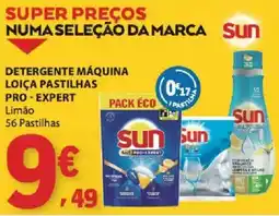 E.Leclerc Detergente máquina loiça pastilhas pro - expert limão sun promoção