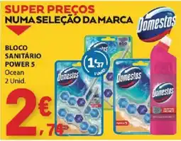 E.Leclerc bloco sanitário power 5 ocean domestos promoção