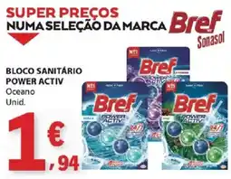 E.Leclerc bloco sanitário power activ ocean promoção