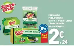 E.Leclerc Esfregao fibra verde promoção
