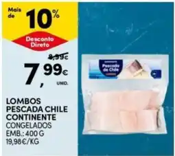 Continente Bom dia lombos pescada chile continente promoção