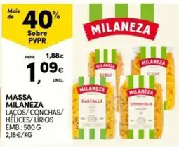 Continente Bom dia massa milaneza promoção