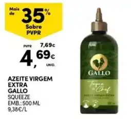 Continente Bom dia Azeite virgem extra gallo squeeze promoção
