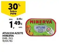Continente Bom dia Atum em azeite minerva promoção