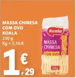 E.Leclerc Massa chinesa com ovo koala promoção
