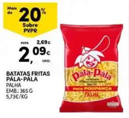 Continente Bom dia Batatas Fritas Pala-Pala Palha promoção