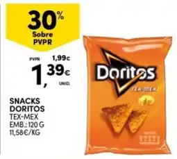 Continente Bom dia Snacks doritos tex-mex promoção