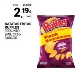 Continente Bom dia Ruffles batatas fritas presunto promoção