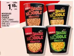 Continente Bom dia Cigala banzai noodle promoção