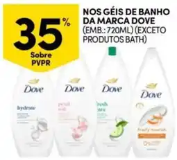 Continente Bom dia Nós géis de banho da marca dove promoção