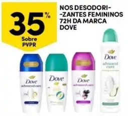 Continente Bom dia Nos desodorantes femininos 72h da marca dove promoção