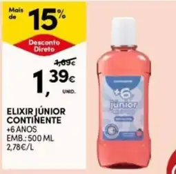 Continente Bom dia Elixir junior continente promoção