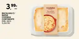 Continente Bom dia Bacalhau c/ natas cozinha continente promoção