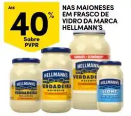 Continente Bom dia maioneses em frasco de vidro da marca hellmann's promoção