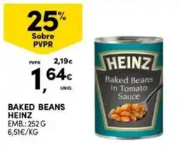 Continente Bom dia Baked Beans Heinz promoção