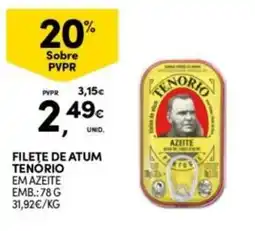 Continente Bom dia filete de atum tenorio em azeite promoção