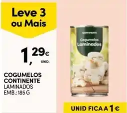 Continente Bom dia Cogumelos continente laminados promoção