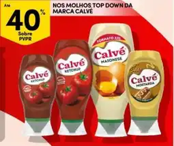 Continente Bom dia molhos top down da marca calvé promoção