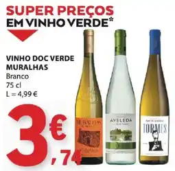 E.Leclerc vinho doc verde muralhas branco promoção