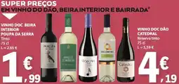 E.Leclerc Vinho doc beira interior poupa da serra tinto promoção