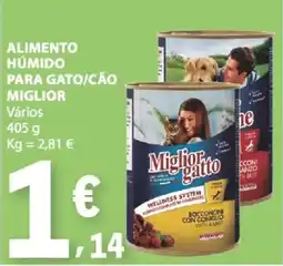 E.Leclerc alimento húmido para gato/cão miglior promoção