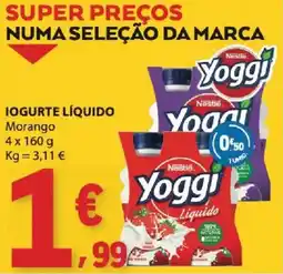E.Leclerc Yoggi iogurte líquido promoção