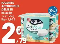 E.Leclerc Iogurte actibifidus délisse promoção