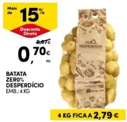 Continente Bom dia Batata zero% desperdício promoção