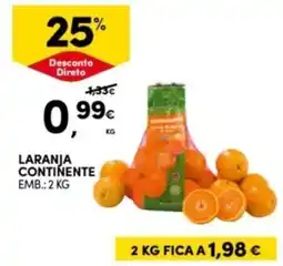 Continente Bom dia Laranja continente promoção