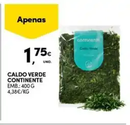 Continente Bom dia Caldo verde continente promoção