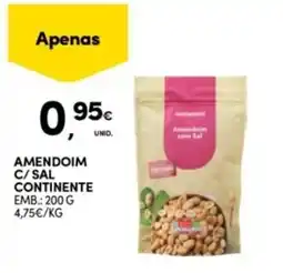 Continente Bom dia Amendoim c/ sal continente promoção