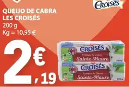 E.Leclerc Queijo de cabra les croisés promoção