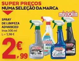 E.Leclerc spray de limpeza advanced inox promoção