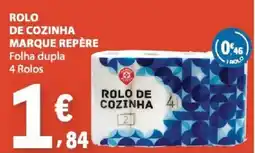 E.Leclerc Rolo de cozinha marque repère promoção