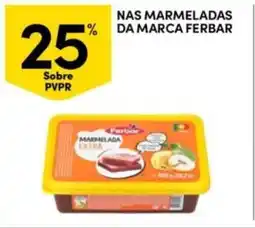 Continente Bom dia Nas marmeladas da marca ferbar promoção
