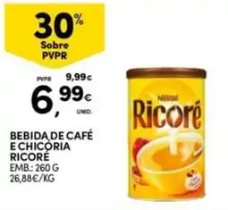 Continente Bom dia Bebida de café e chicória ricoré promoção
