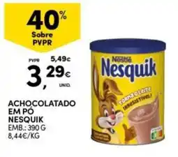 Continente Bom dia achocolatado em pó nesquik promoção