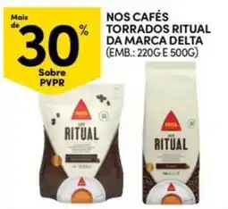 Continente Bom dia Nossos cafés torrados ritual da marca delta promoção