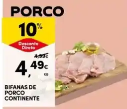 Continente Bom dia Bifanas de porco continente promoção