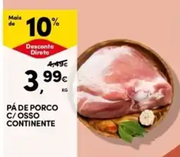 Continente Bom dia Pá de porco c/ osso continente promoção