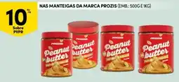 Continente Bom dia Manteigas da marca prozis peanut butter promoção