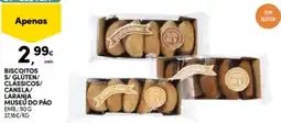 Continente Bom dia Biscoitos s/ glúten/ clássicos/ canela/ laranja museu do pão promoção