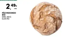Continente Bom dia Pão redondo bio promoção